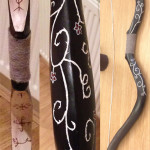 Finished painted witch bow