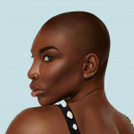 Michaela Coel digital portrait