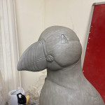 Atlantic puffin sculpture