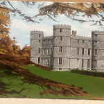 Lulworth Castle acrylic painting